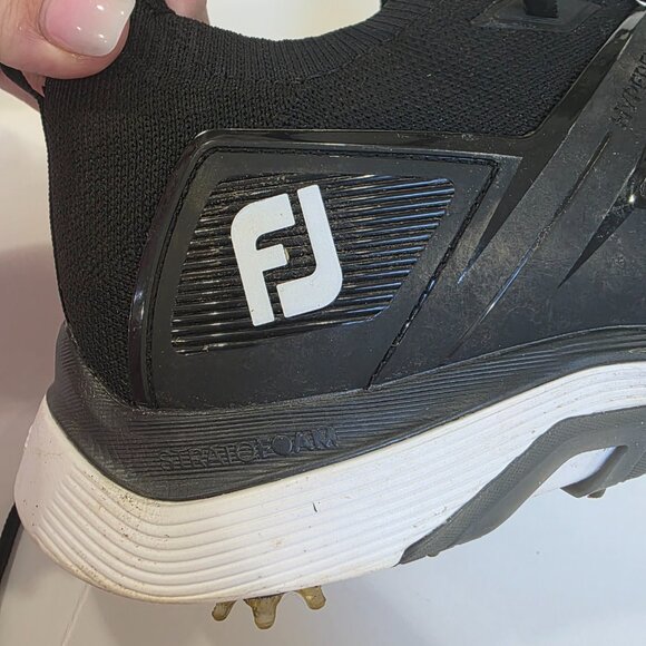 FootJoy Men’s Black Golf Shoes Power Stabilizer Spiked Size 10.5 main image 6